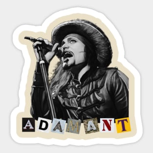 adam ant Sticker